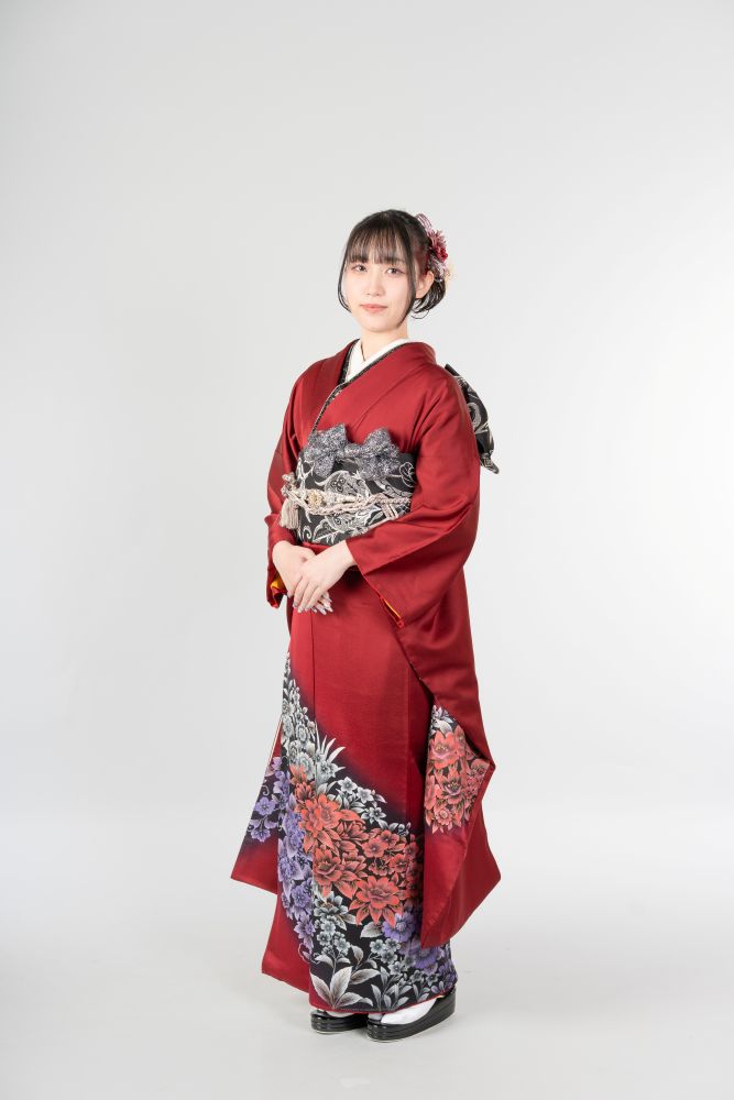 前撮り　振袖